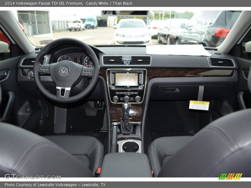 Candy White / Titan Black 2014 Volkswagen Passat TDI SEL Premium