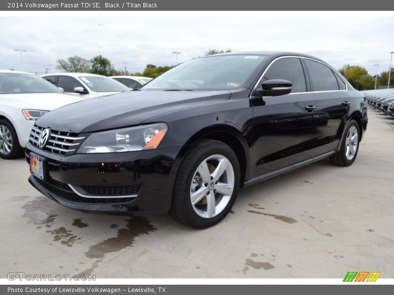 Black / Titan Black 2014 Volkswagen Passat TDI SE