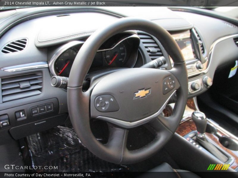 Ashen Gray Metallic / Jet Black 2014 Chevrolet Impala LT