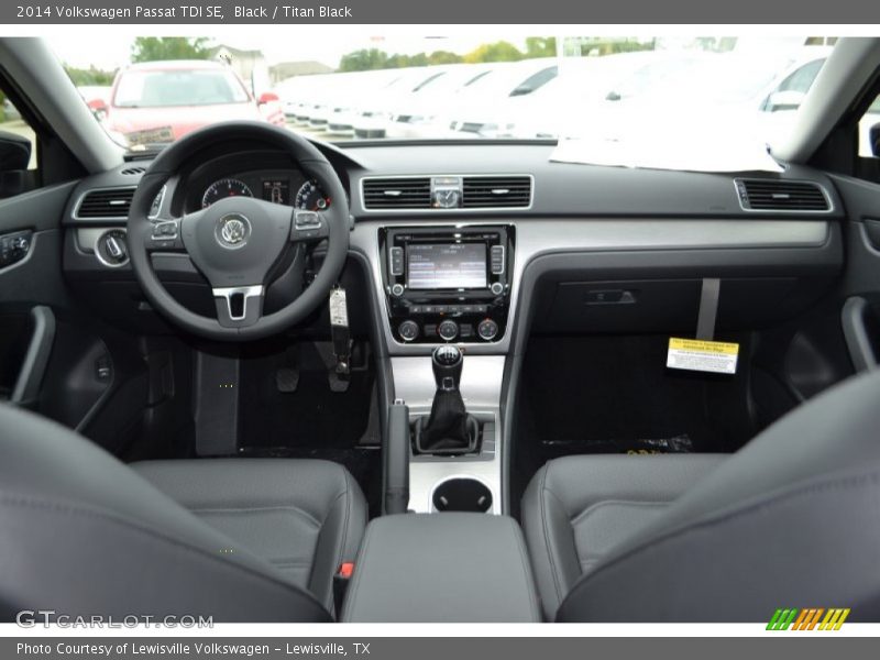 Black / Titan Black 2014 Volkswagen Passat TDI SE