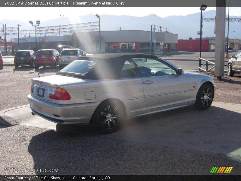 Titanium Silver Metallic / Grey 2002 BMW 3 Series 325i Convertible