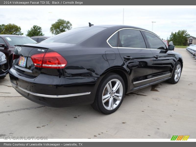Black / Cornsilk Beige 2014 Volkswagen Passat TDI SE