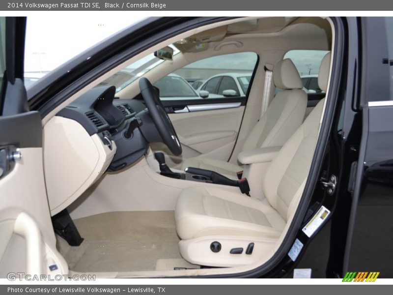 Black / Cornsilk Beige 2014 Volkswagen Passat TDI SE