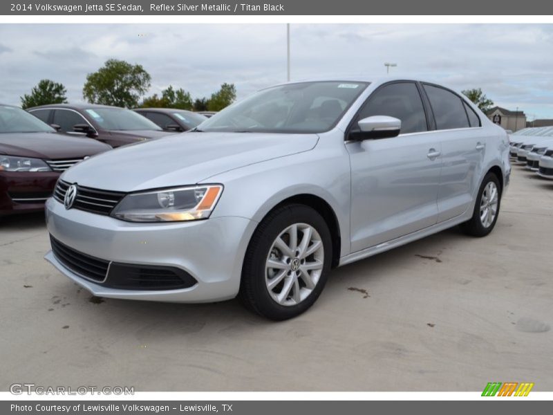 Reflex Silver Metallic / Titan Black 2014 Volkswagen Jetta SE Sedan