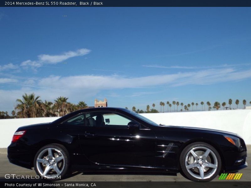 Black / Black 2014 Mercedes-Benz SL 550 Roadster