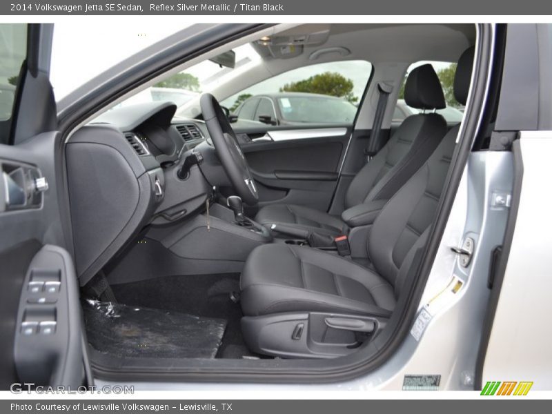 Reflex Silver Metallic / Titan Black 2014 Volkswagen Jetta SE Sedan