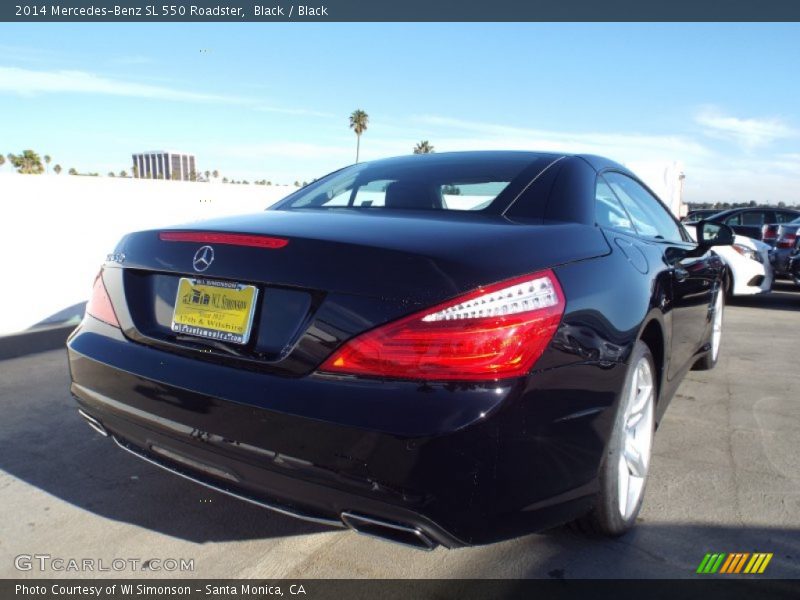 Black / Black 2014 Mercedes-Benz SL 550 Roadster