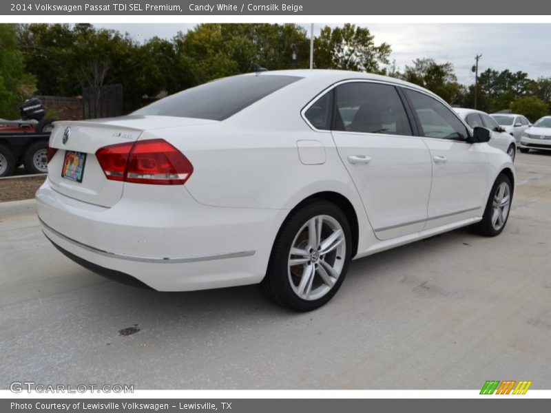 Candy White / Cornsilk Beige 2014 Volkswagen Passat TDI SEL Premium