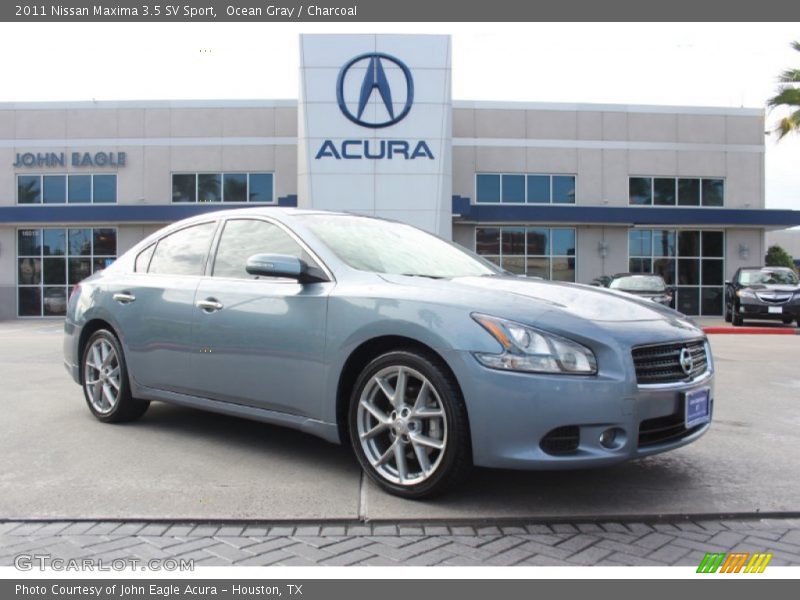 Ocean Gray / Charcoal 2011 Nissan Maxima 3.5 SV Sport