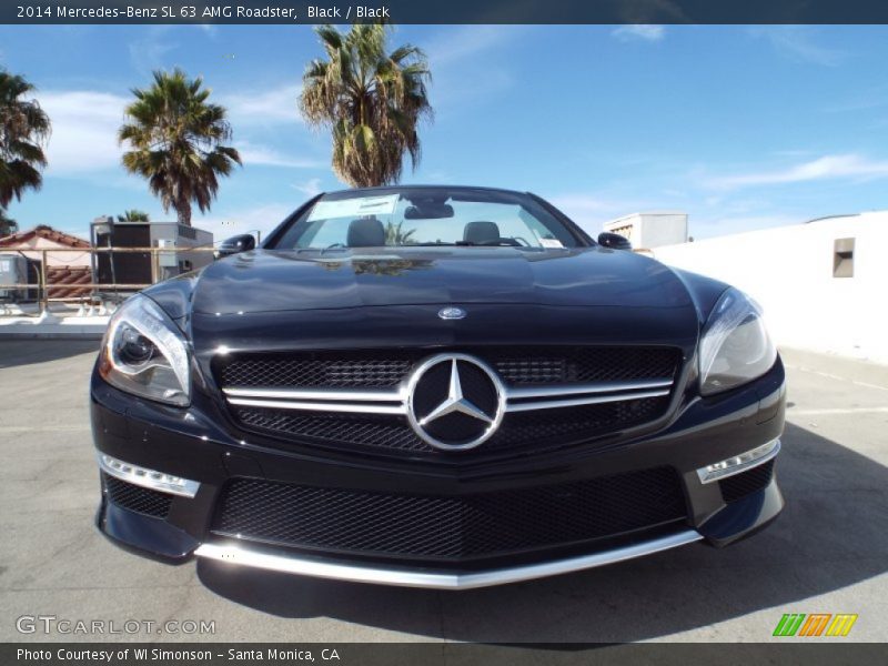 Black / Black 2014 Mercedes-Benz SL 63 AMG Roadster