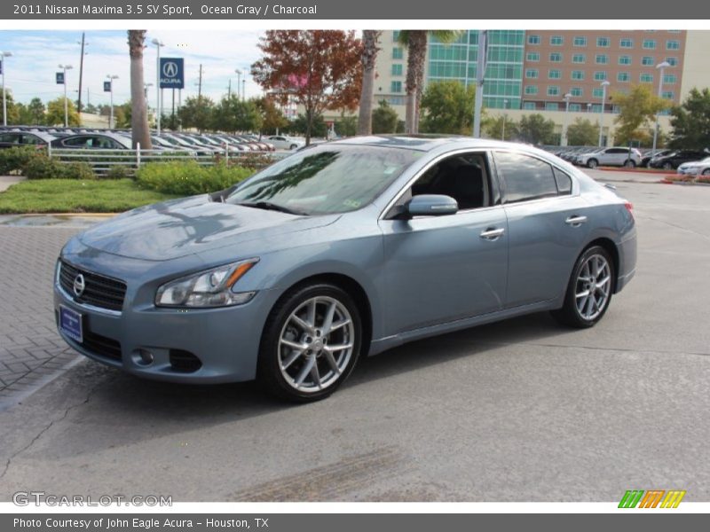 Ocean Gray / Charcoal 2011 Nissan Maxima 3.5 SV Sport