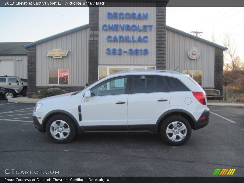 Arctic Ice White / Black 2013 Chevrolet Captiva Sport LS