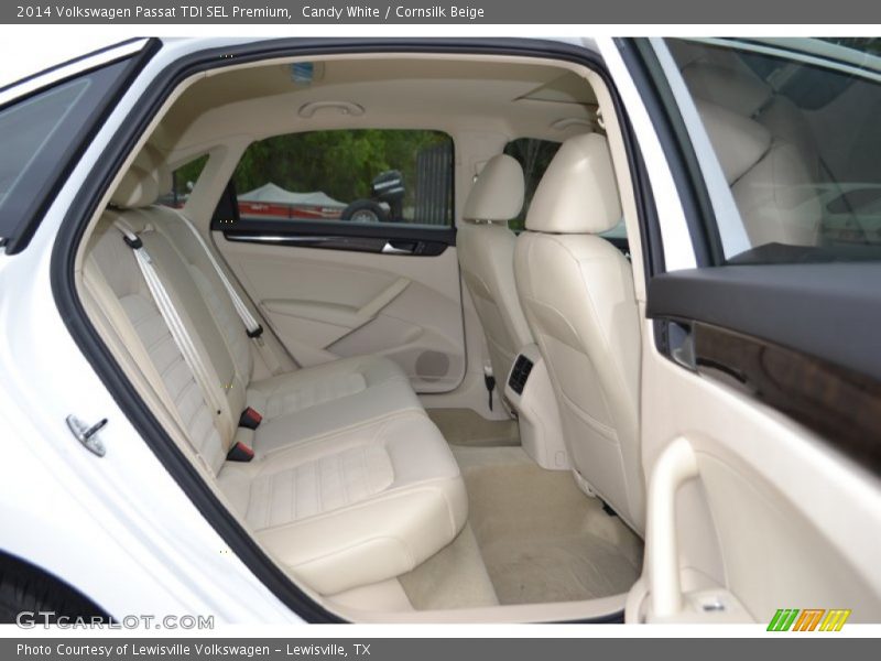 Candy White / Cornsilk Beige 2014 Volkswagen Passat TDI SEL Premium