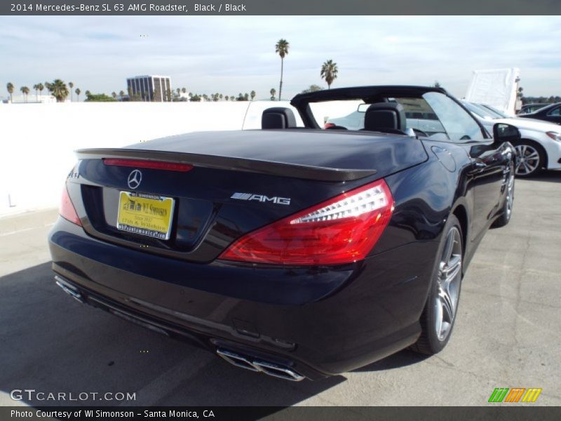 Black / Black 2014 Mercedes-Benz SL 63 AMG Roadster