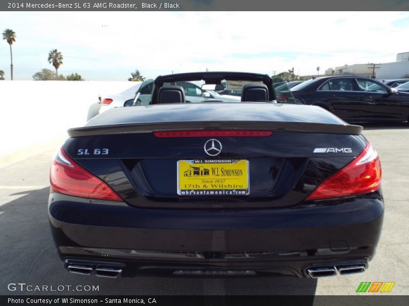 Black / Black 2014 Mercedes-Benz SL 63 AMG Roadster