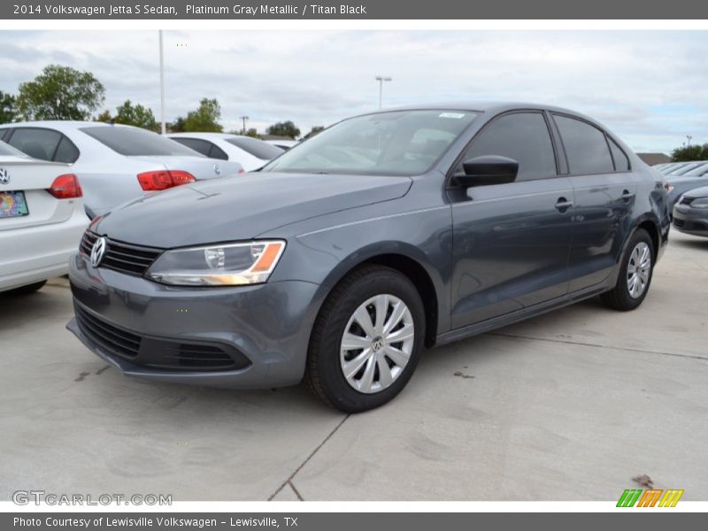 Platinum Gray Metallic / Titan Black 2014 Volkswagen Jetta S Sedan