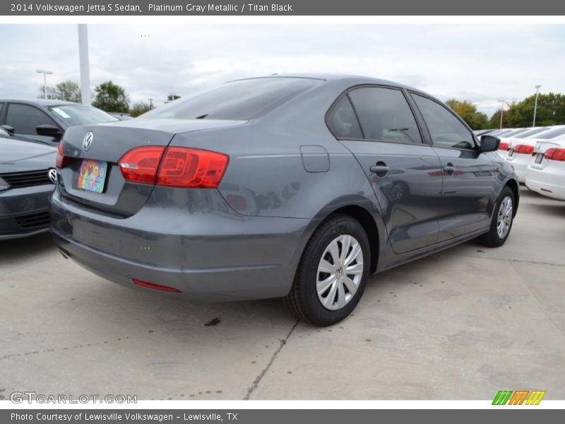 Platinum Gray Metallic / Titan Black 2014 Volkswagen Jetta S Sedan