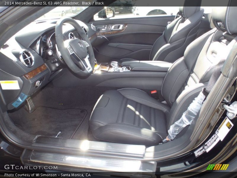 Black / Black 2014 Mercedes-Benz SL 63 AMG Roadster