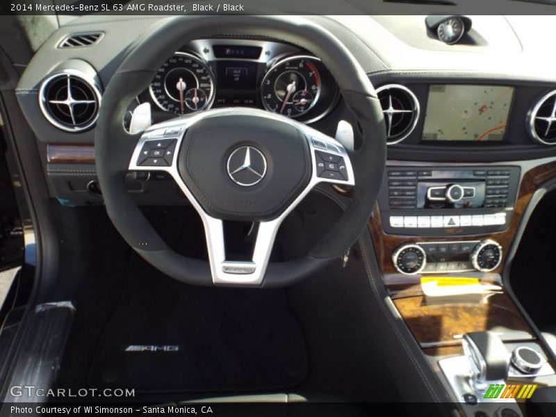 Black / Black 2014 Mercedes-Benz SL 63 AMG Roadster