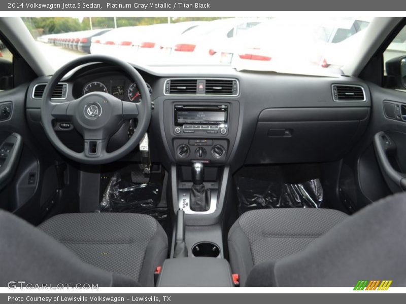 Platinum Gray Metallic / Titan Black 2014 Volkswagen Jetta S Sedan
