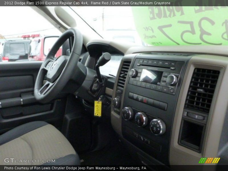 Flame Red / Dark Slate Gray/Medium Graystone 2012 Dodge Ram 1500 Express Regular Cab 4x4