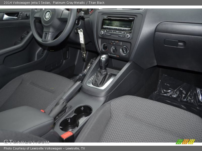 Platinum Gray Metallic / Titan Black 2014 Volkswagen Jetta S Sedan