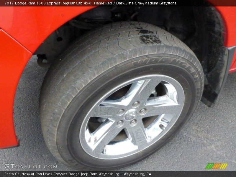Flame Red / Dark Slate Gray/Medium Graystone 2012 Dodge Ram 1500 Express Regular Cab 4x4