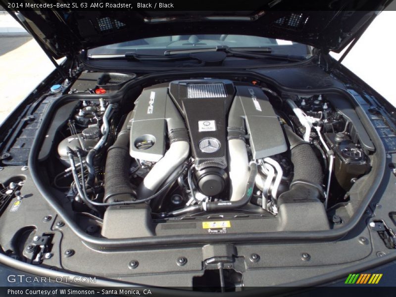 Black / Black 2014 Mercedes-Benz SL 63 AMG Roadster