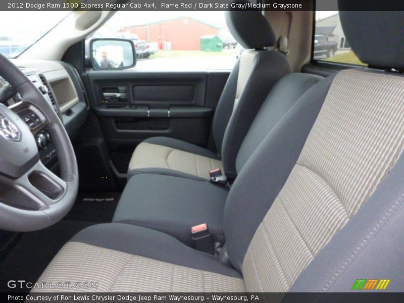 Flame Red / Dark Slate Gray/Medium Graystone 2012 Dodge Ram 1500 Express Regular Cab 4x4