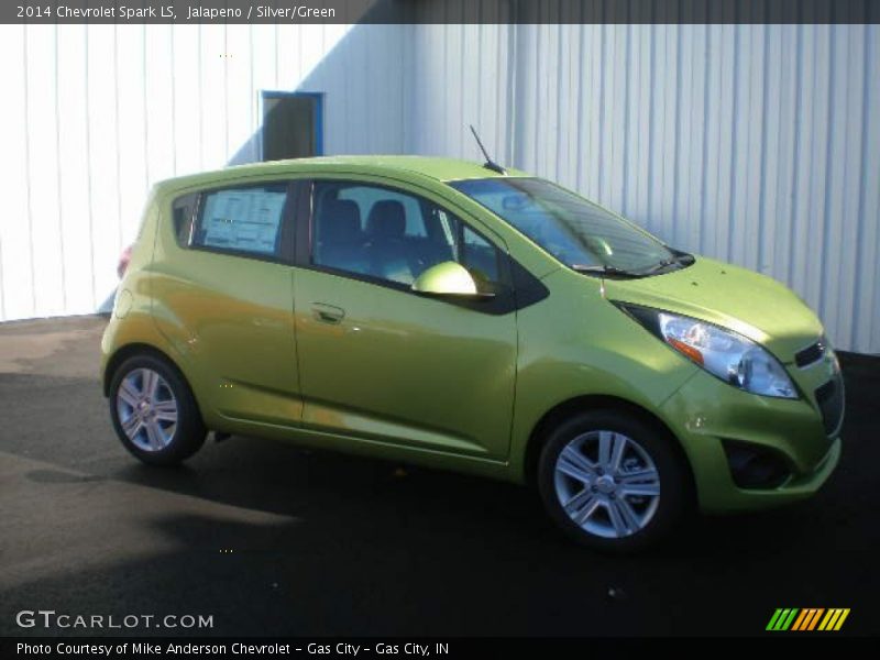 Jalapeno / Silver/Green 2014 Chevrolet Spark LS