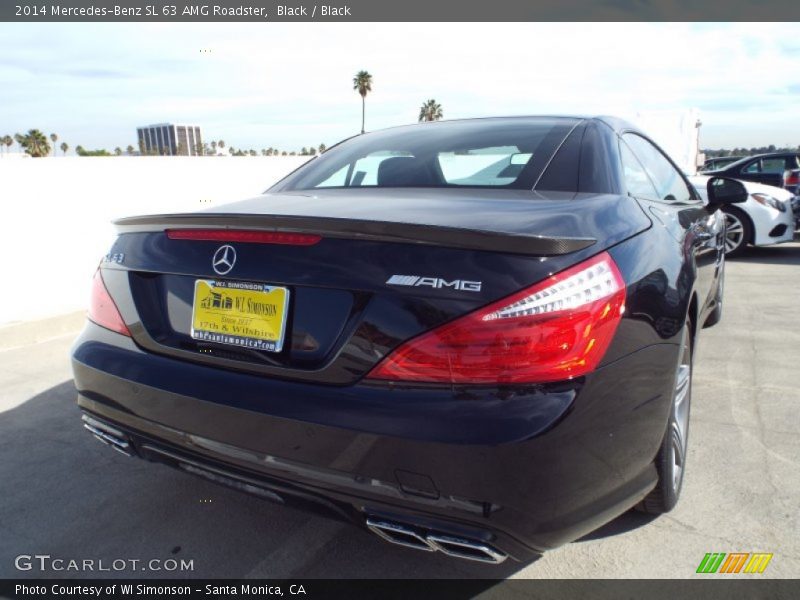 Black / Black 2014 Mercedes-Benz SL 63 AMG Roadster