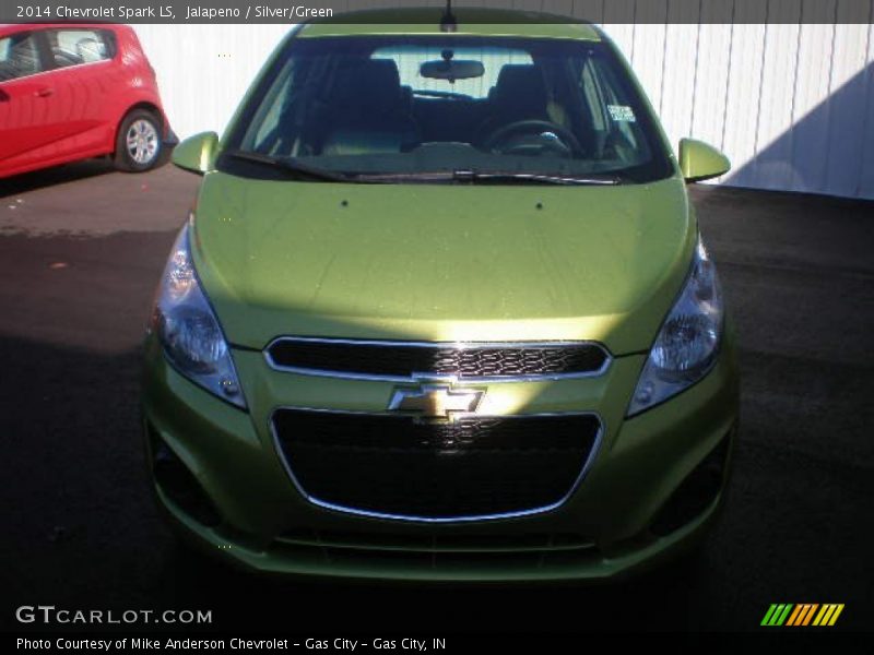 Jalapeno / Silver/Green 2014 Chevrolet Spark LS