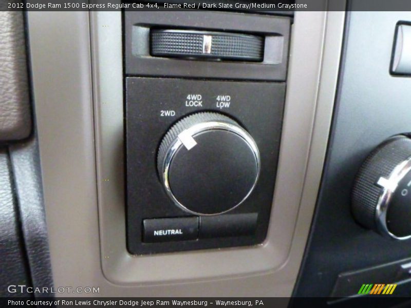 Flame Red / Dark Slate Gray/Medium Graystone 2012 Dodge Ram 1500 Express Regular Cab 4x4