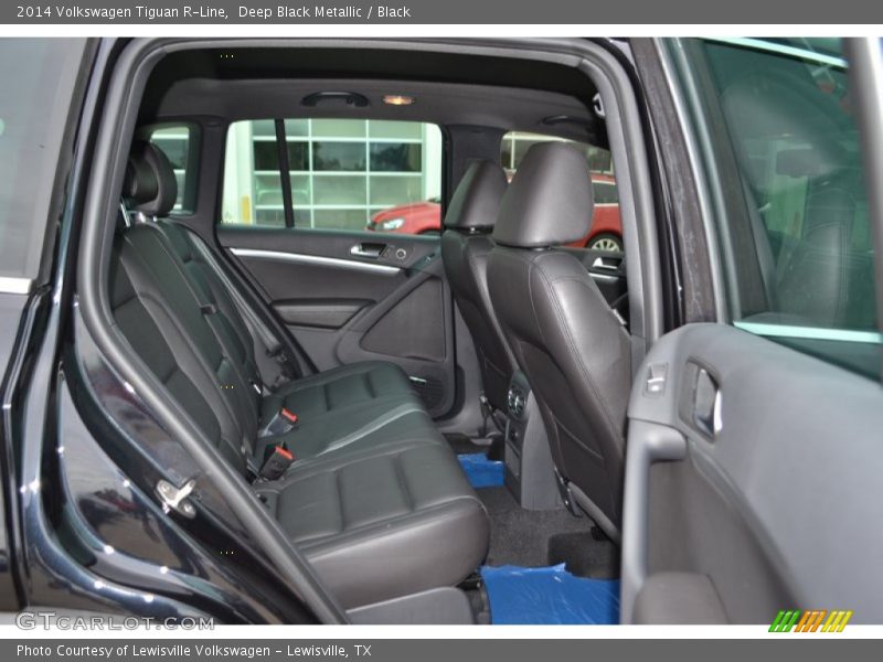 Deep Black Metallic / Black 2014 Volkswagen Tiguan R-Line