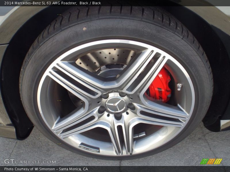 Black / Black 2014 Mercedes-Benz SL 63 AMG Roadster