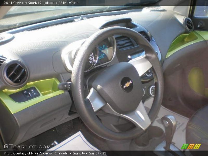 Jalapeno / Silver/Green 2014 Chevrolet Spark LS