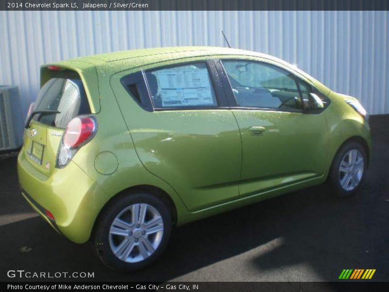 Jalapeno / Silver/Green 2014 Chevrolet Spark LS