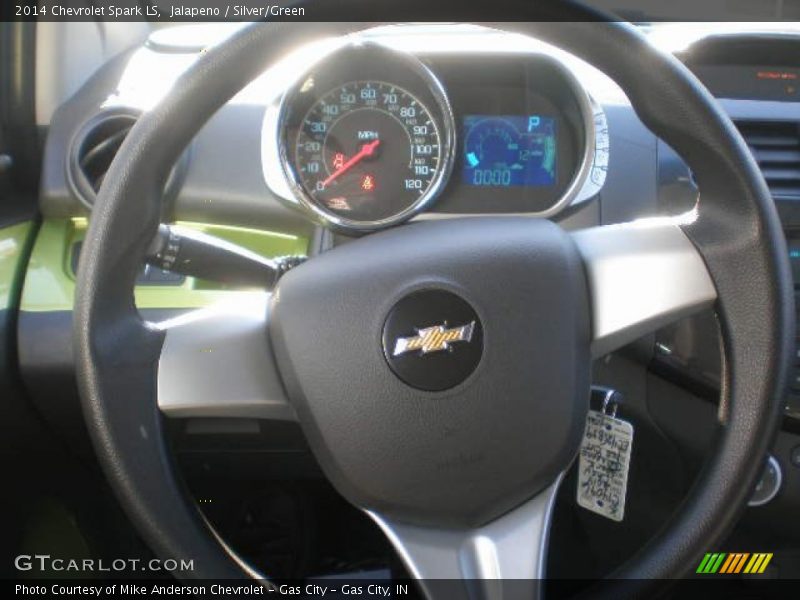 Jalapeno / Silver/Green 2014 Chevrolet Spark LS