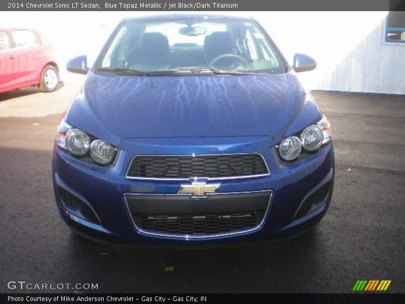 Blue Topaz Metallic / Jet Black/Dark Titanium 2014 Chevrolet Sonic LT Sedan