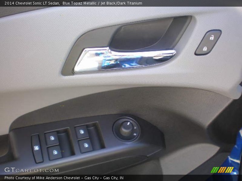 Blue Topaz Metallic / Jet Black/Dark Titanium 2014 Chevrolet Sonic LT Sedan
