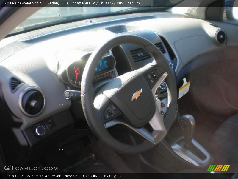 Blue Topaz Metallic / Jet Black/Dark Titanium 2014 Chevrolet Sonic LT Sedan