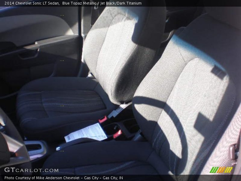 Blue Topaz Metallic / Jet Black/Dark Titanium 2014 Chevrolet Sonic LT Sedan