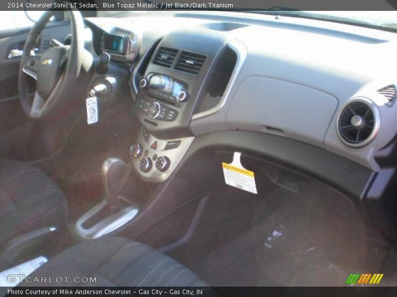 Blue Topaz Metallic / Jet Black/Dark Titanium 2014 Chevrolet Sonic LT Sedan
