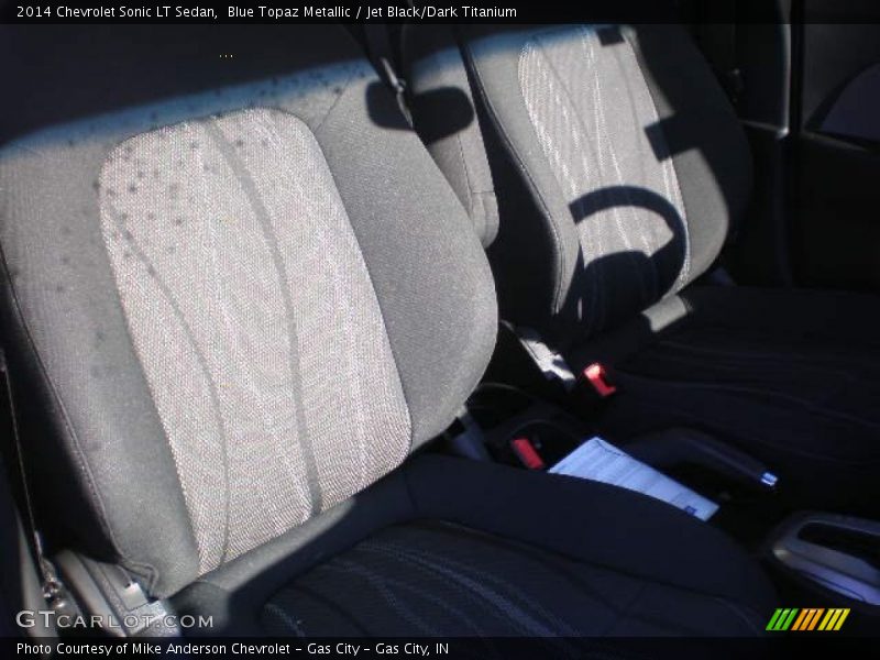 Blue Topaz Metallic / Jet Black/Dark Titanium 2014 Chevrolet Sonic LT Sedan