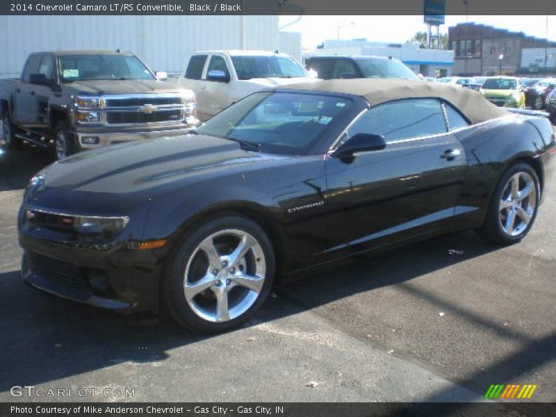 Black / Black 2014 Chevrolet Camaro LT/RS Convertible