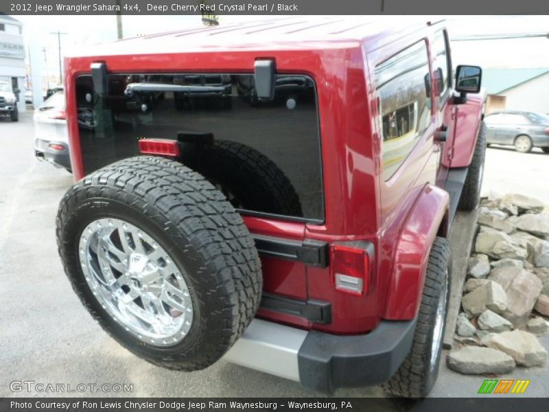 Deep Cherry Red Crystal Pearl / Black 2012 Jeep Wrangler Sahara 4x4