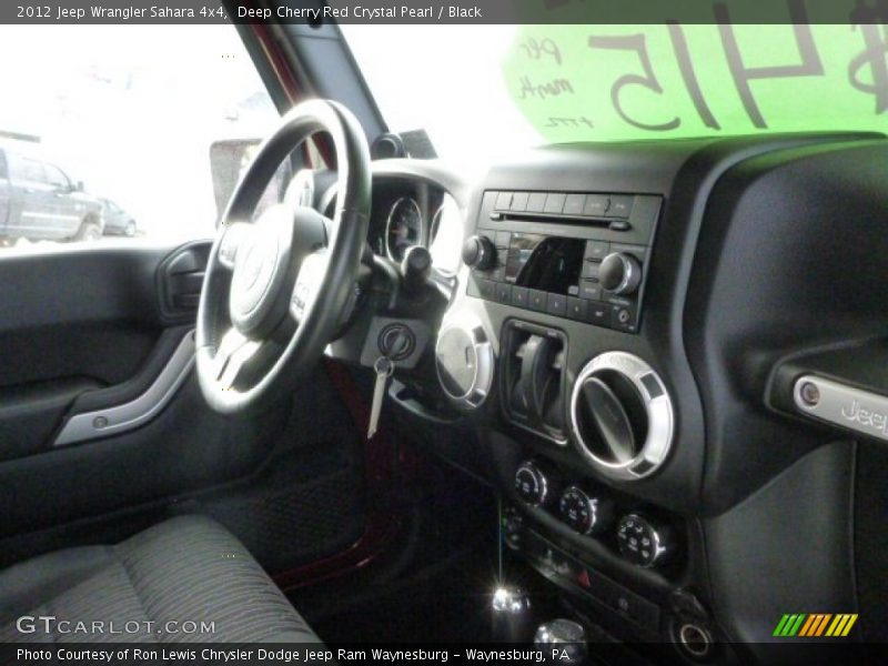 Deep Cherry Red Crystal Pearl / Black 2012 Jeep Wrangler Sahara 4x4