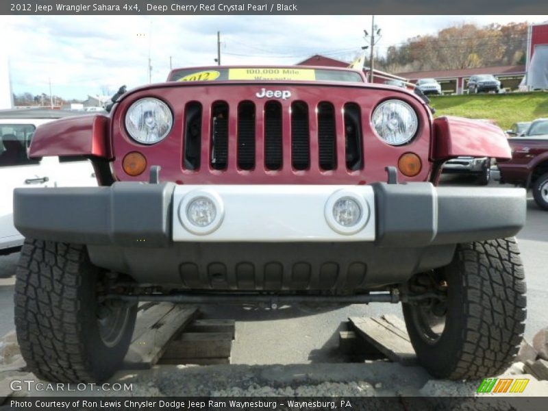 Deep Cherry Red Crystal Pearl / Black 2012 Jeep Wrangler Sahara 4x4