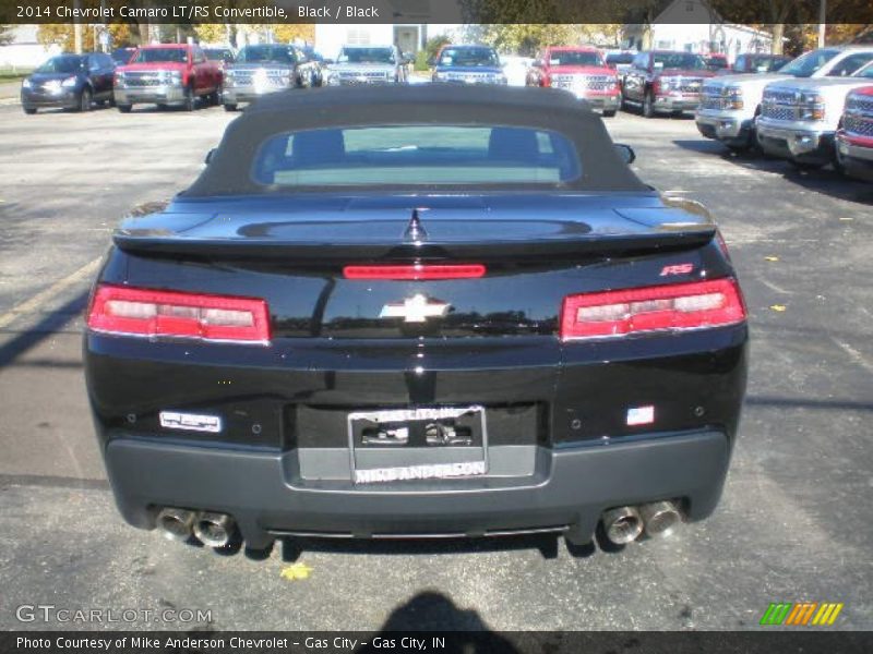 Black / Black 2014 Chevrolet Camaro LT/RS Convertible