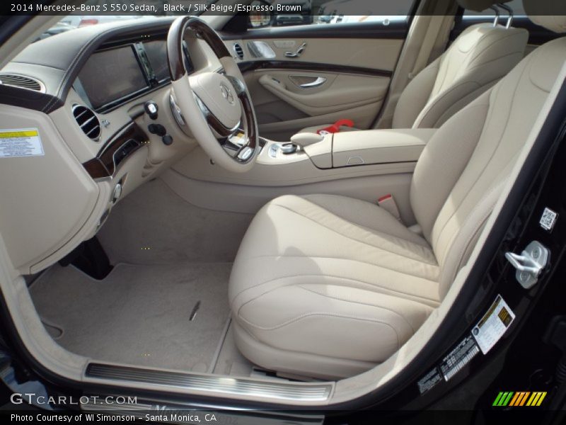  2014 S 550 Sedan Silk Beige/Espresso Brown Interior